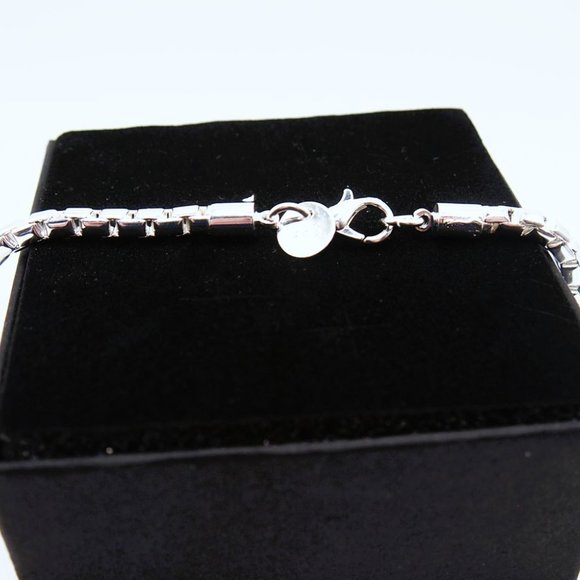 Awesome 22 Inch Long Round Box Necklace 4mm Wide, - Picture 4 of 11